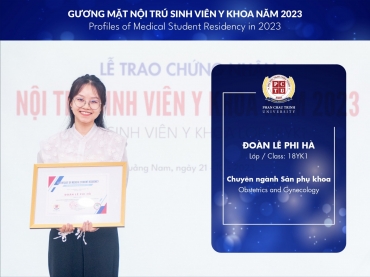 07 gương mặt Nội trú sinh viên Y khoa năm 2023