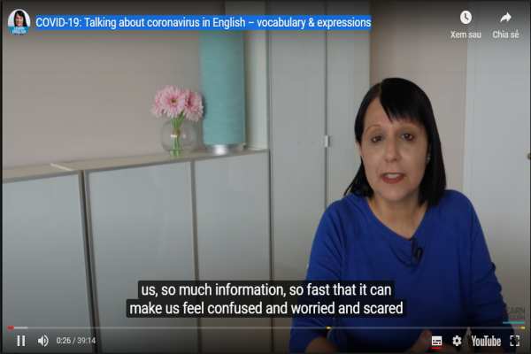 COVID-19: Talking about coronavirus in English – vocabulary & expressions