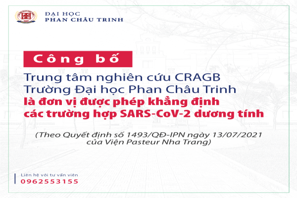 THÊM 1 ĐƠN VỊ ĐƯỢC CẤP PHÉP  XÉT NGHIỆM KHẲNG ĐỊNH SARS-COV-2