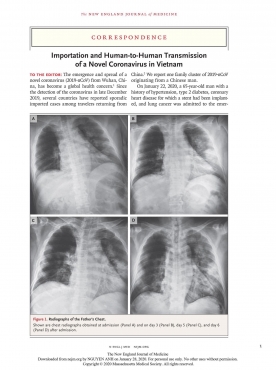 Importation and Human-to-Human Transmission of a Novel Coronavirus in Vietnam